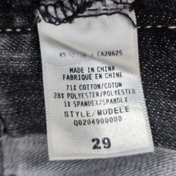 Guess Jeans women's size 29 medium washed grey colour Pismo Straight leg denim - Picture 7 of 14